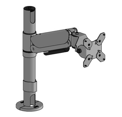 ERGONOMIC SOLUTIONS - SPV1105-M-02 - éCRAN BRAS, POIDS MOYEN, NOIR