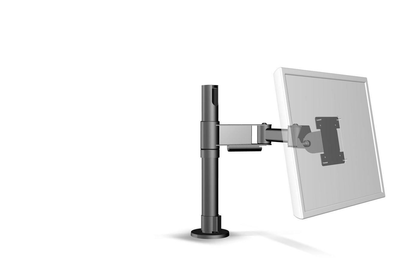 ERGONOMIC SOLUTIONS - SPV1106-H-02 - SpacePole Support d'écran avec bras coudé de 300 mm - Haut