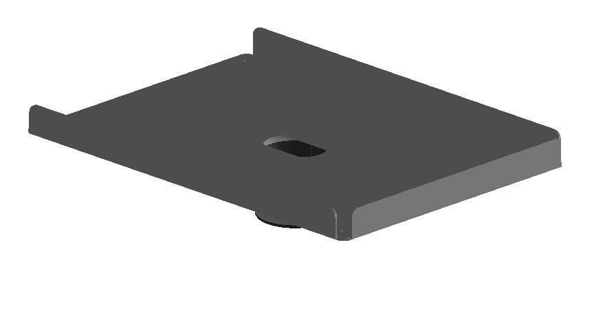 ERGONOMIC SOLUTIONS - SPV3107-02 - Epson TM-U220 Plaque d'impression STR Angle