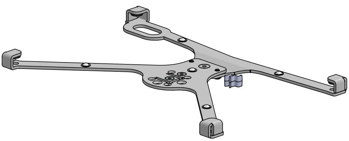 ERGONOMIC SOLUTIONS - SPXF25405-02 - Cadre X pour Samsung Tab A9, 11 -BALCK-