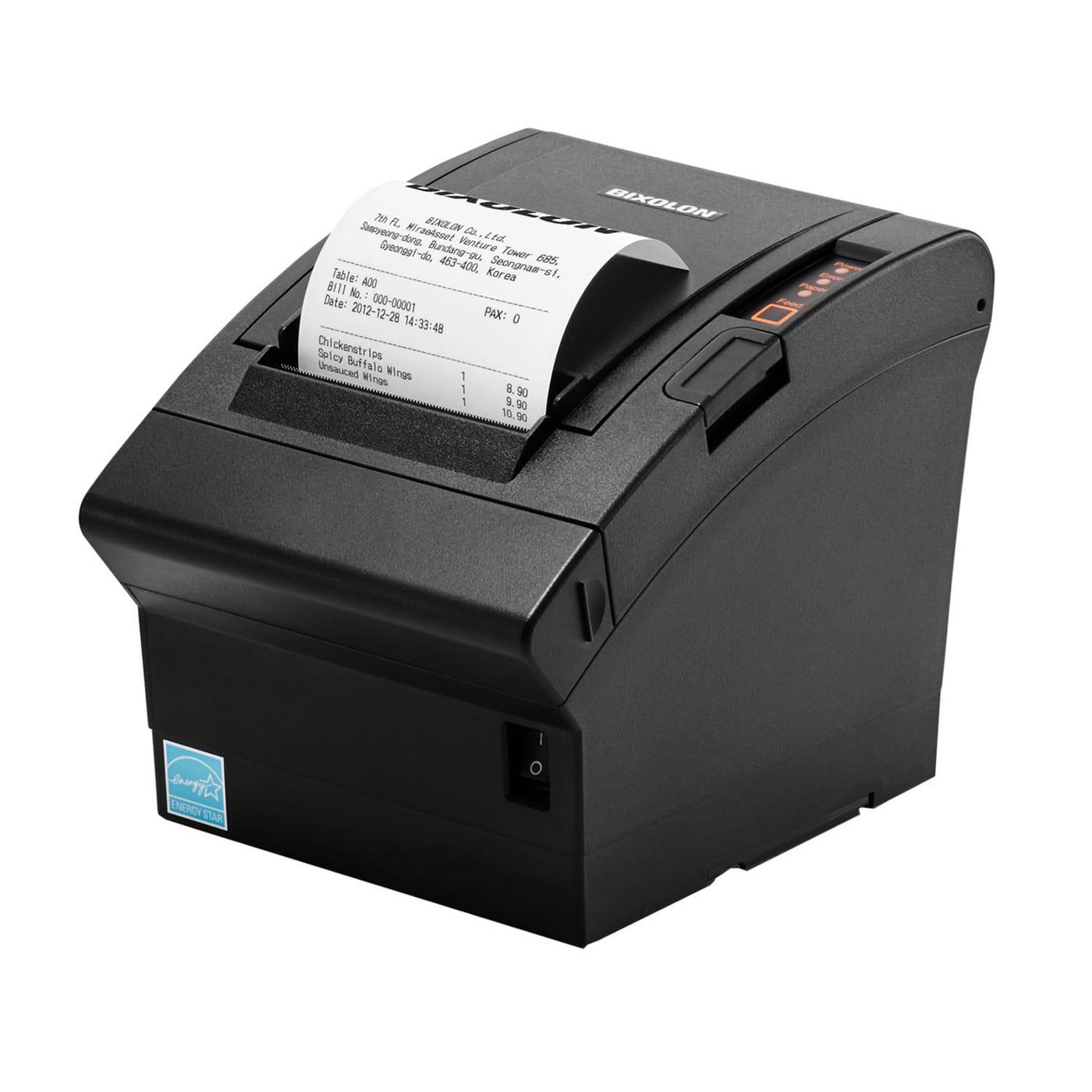 BIXOLON - SRP-382K - Imprimante thermique premium Srp-380, 203dpi, massicot automatique, 350mm/sec, 80/58mm, mise à l'échelle automatique jusqu'à 58mm, USB