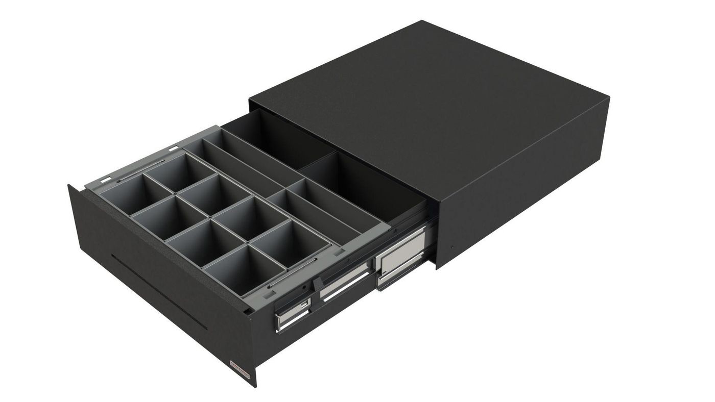 APG CASH DRAWER - STD2000-0257 - STD2000, 8/4, Noir - MOQ 25 pcs