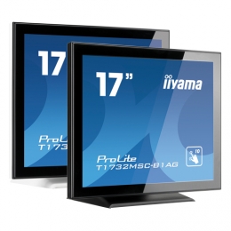 IIYAMA - T1732MSC-W1X - iiyama ProLite T1732MSC, 43,2 cm (17''), capacitif projeté, 10 pts, blanc