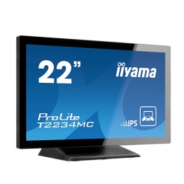IIYAMA - T2234MSC-B6X - iiyama ProLite T2234MSC-B6X, 54,6 cm (21,5''), capacitif projeté, 10 pts, Full HD, noir