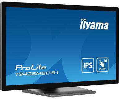 IIYAMA - T2438MSC-B1 - T2438MSC-B1 23.8IN PCAP IPS/FHD/600CD/HDMI/DP/2USB