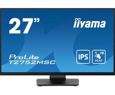 IIYAMA - T2752MSC-B1 - T2752MSC-B1 27IN IPS FHD PCAP 400CD/HDMI/DP/2USB
