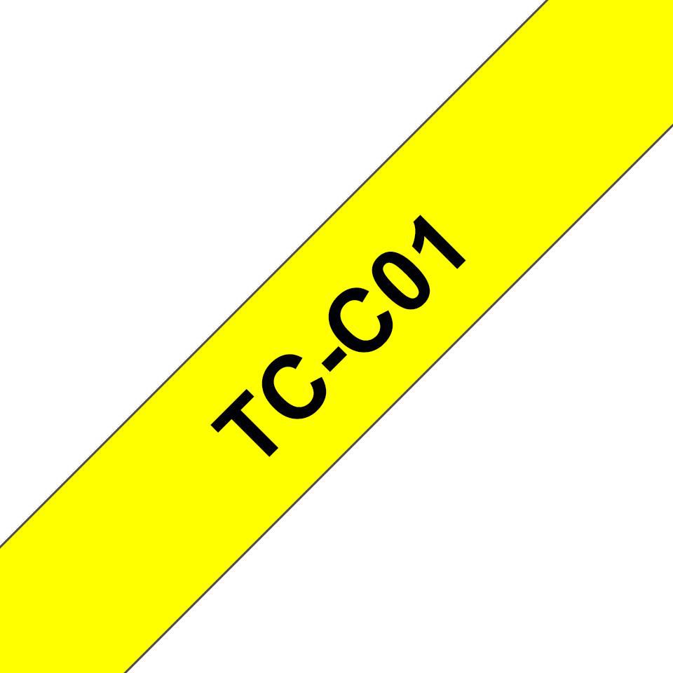 BROTHER - TCC01 - Ruban Tc / 12mm / texte noir