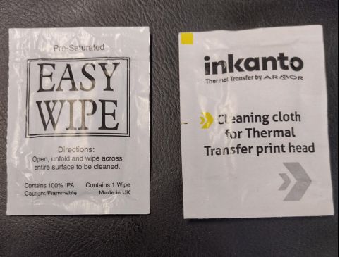 ARMOR INKANTO - VA001IO - INKANTO Lingettes de nettoyage pour l'impression par transfert thermique