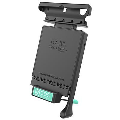 RAM Mounts - W124370535 - Lock Dock - iPad mini 2 et 3 GDS Locking Vehicle Dock pour Apple iPad mini 2 et 3, Tablet/UMPC, Support actif, Intérieur, Noir