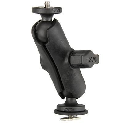 RAM Mounts - W124570698 - RAM 1/4Inch-20 STUD MNT W/ TRACK BASE