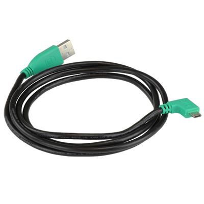 RAM Mounts - W124670446 - RAM Mounts GDS® USB 2.0 Cable 90 - 1.2 M GDS Genuine USB 2.0 90-Degree  Cable, 1.2 m, USB A, Micro-USB B, USB 2.0, Black, vert