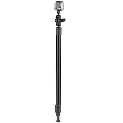 RAM Mounts - W124670669 - UNPKD. RAM GOPRO BASE SHRT 18Inch PIPE