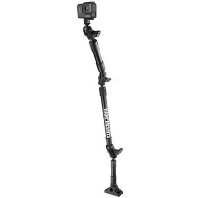 RAM Mounts - W124870290 - RAM 4, 4 12 LNG ARM BULK HEAD W/ GOPRO