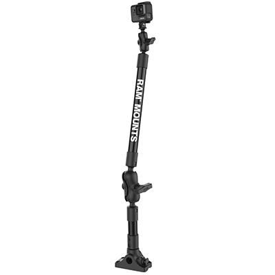 RAM Mounts - W124870291 - RAM Mounts RAM 4 & 12 LNG ARM BULK HEAD W/ GOPRO