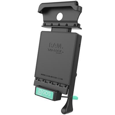 RAM Mounts - W124970494 - Station d'accueil pour vehicule verrouillable pour Samsung Tab Active 8.0, Samsung, Galaxy Tab Active 8.0 avec IntelliSkin, Noir