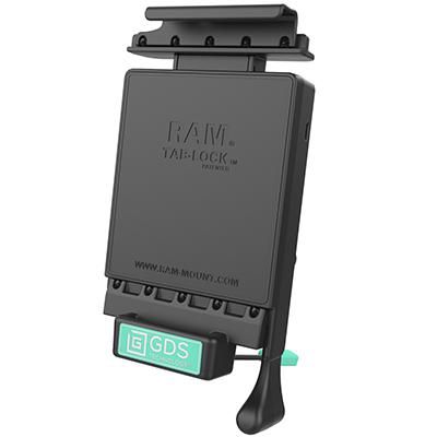 RAM Mounts - W125070334 - Lock Dock - Sam G Tab 4 10.1 GDS Locking Vehicle Dock for Samsung Tab 4 10.1, Tablet, Samsung, Galaxy Tab 4 10.1, Black, Composite,