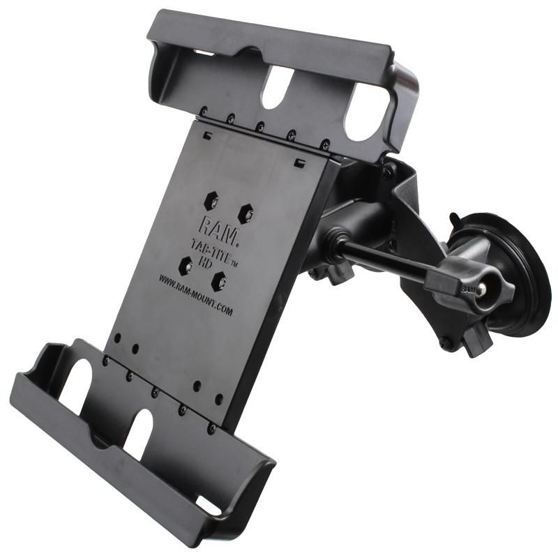 RAM Mounts - W125170036 - UNPKD RAM DBL SUCT IPAD W CASE KNOB RET