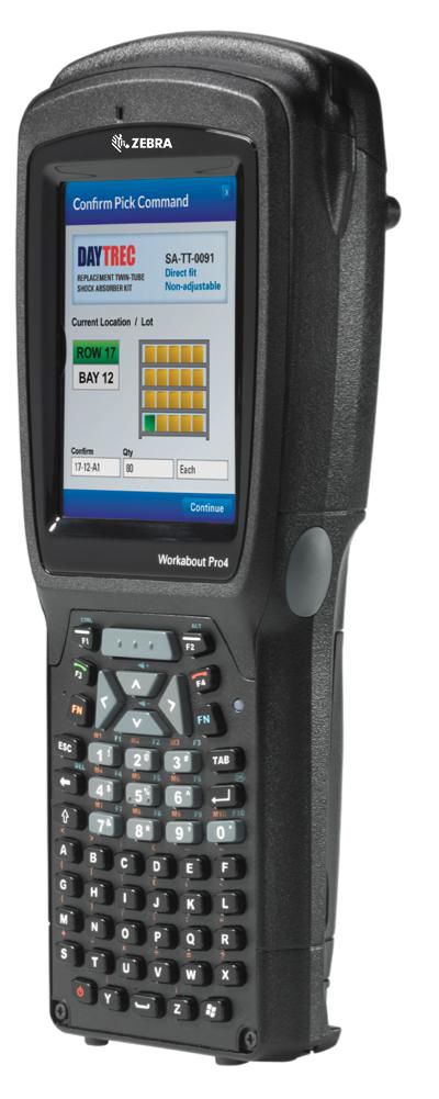 ZEBRA - W125651749 - WAP4 LONG, WEH 6.5.3, ENGLISH, 802.11A/B/G/N, DIVERSITY, BT2.0,EDR, GPS, 4400 MAH