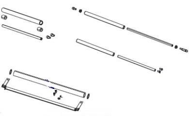 ZEBRA - W125653513 - Kit, ruban, rouleaux, 170xi4 sn