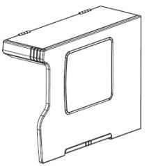 ZEBRA - W125653553 - Kit capot média standrd 110xi4
