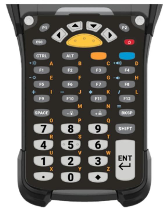 ZEBRA - W125654113 - Clavier:mc93,43ky,func-numeric
