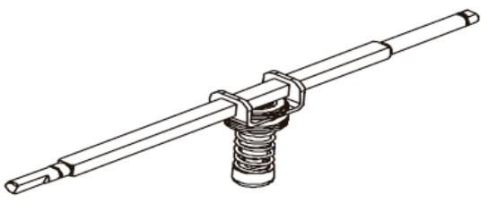 ZEBRA - W125654298 - Kit barre de pivotement et genouillère