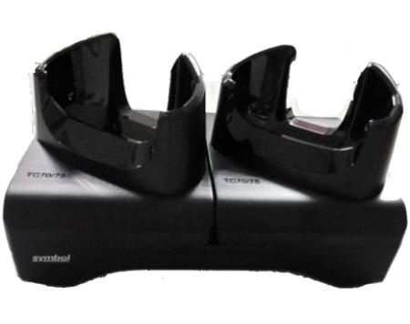 ZEBRA - W125654955 - TC7X 2- SLOT CHARGE ONLY CRADLE FOR 2 TERMINALS CRD-TC7X-SE2CU2-02, Intérieur, CA, Noir
