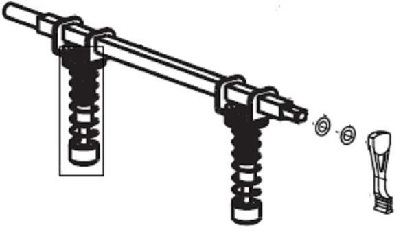 ZEBRA - W125655352 - KIT MAINT TOGGLE 22099M, Z220xiii, Z220xiiii, 22099M