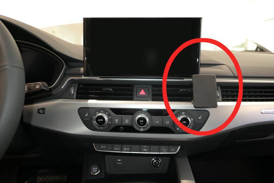 BRODIT - W125660523 - ProClip - Audi A4 Allroad 20-20, Fixation angulaire 855597, Ordinateur portable, Téléphone portable/Smartphone, Navigateur, Tablette/UMPC, Passif
