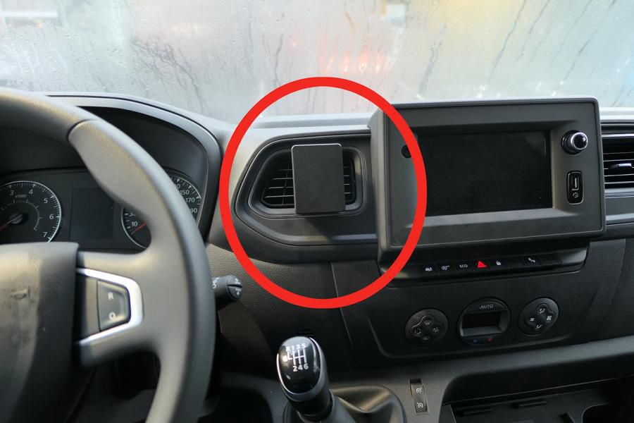 BRODIT - W125662444 - ProClip, Opel Movano/ Renault Master 20 855592, Téléphone portable/Smartphone, Tablette/UMPC, Support passif, Voiture, Noir