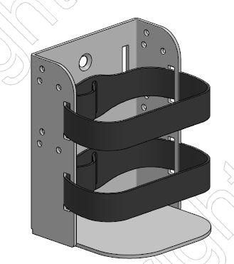 ERGONOMIC SOLUTIONS - W125743243 - Désinfectant pour les mains à montage mural