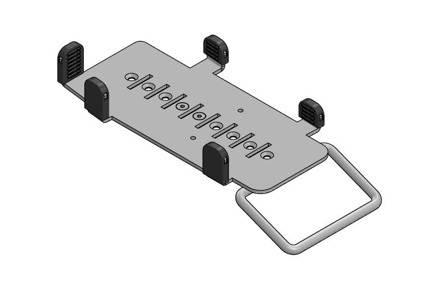 ERGONOMIC SOLUTIONS - W125748020 - VeriFone Vx820 MultiGripT (avec poignée), blanc