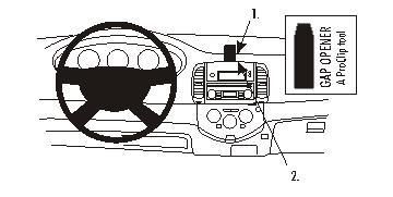 BRODIT - W125798209 - Proclip pour nissan micra