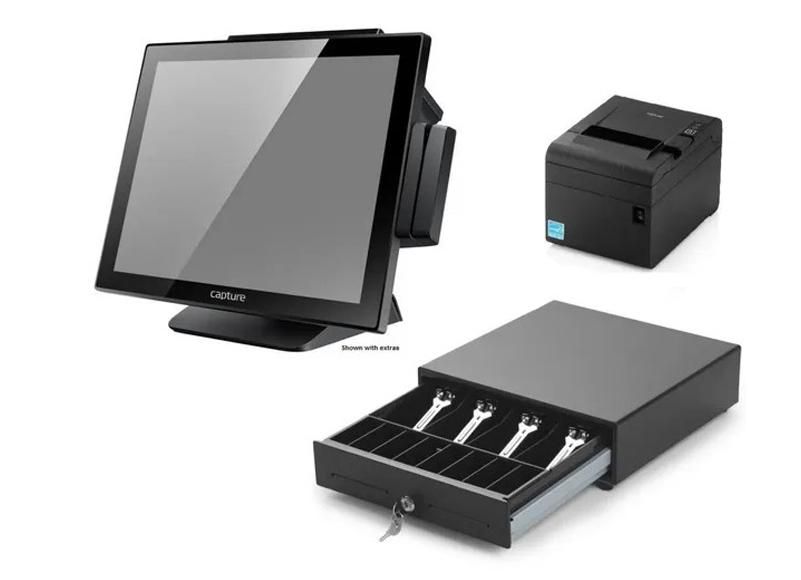 Capture - W125877496 - POS In a Box Swordfish, imprimante et tiroir-caisse - Articles : CA-SY-10122, CA-PP-10000B, CA-CD330-480B Windows 10 IoT