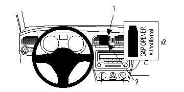 BRODIT - W125895494 - Unité de montage Proclip vw polo