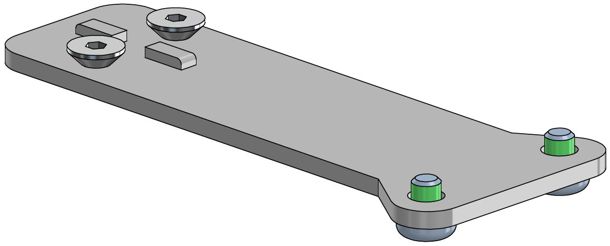 ERGONOMIC SOLUTIONS - W125905464 - Support supplémentaire pour cadre C et