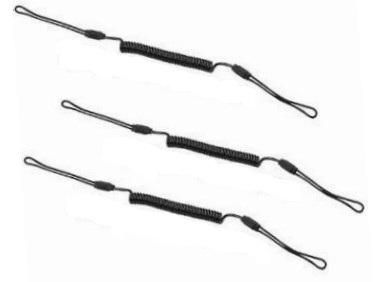 ZEBRA - W125906169 - TC7 Tether stylet accessoire Noir 3 pc(s) KT-TC7X-TETHR1-03, Tether, Noir, 3 pc(s)