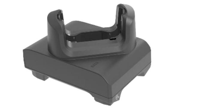 ZEBRA - W125918988 - EC50/EC55 Socle de charge et USB-C à fente unique pour appareils avec/sans pistolet à gâchette Comprend un bloc d'alimentation (Pwr-Bga12V50W0Ww) et une prise de courant (DC)