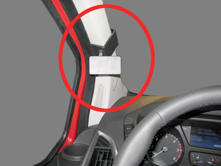 BRODIT - W125970154 - Proclip Monteringsbeslag - Ford Tourneo Custom 13-18 og Transit Custom 804858, Noir