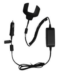 ZEBRA - W125972290 - Coupe du câble de chargement automatique du TC7X. Se fixe au bas du TC7X pour permettre aux utilisateurs de charger leur TC7X via l'adaptateur de la lampe à cigarette d'un véhicule.