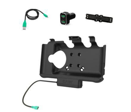 RAM Mounts - W125975088 - UNPKD EZ-ROLL R DOCK SAMSUNG TAB ACTIVE2 et TAB ACTIVE3 AVEC CHARGEUR DE CIGARETTE RAM-HOL-SAM60P-CIGU, Tablet/UMPC, Support actif,
