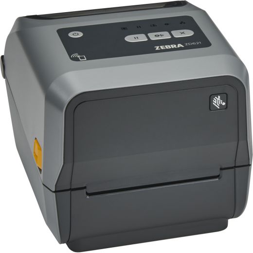 ZEBRA - W126068519 - ZD621t 203dpi (74/300M),Icônes LED,Hôte USB, Ethernet Série BTLE5. Cordons EU et UK ZD621, Transfert thermique, 203 x 203 DPI, 203 mm/sec,
