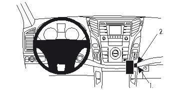 BRODIT - W126079169 - ProClip, Hyundai i40 12-18 (Pour l'Europe) ProClip