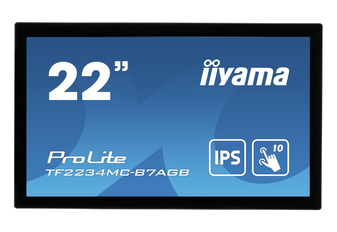 IIYAMA - W126103747 - ProLite TF2234MC-B7AGB écran tactile 54,6 cm (21,5") 1920 x 1080 pixels Multi-touch Multi-utilisateur Noir ProLite TF2234MC-B7AGB,