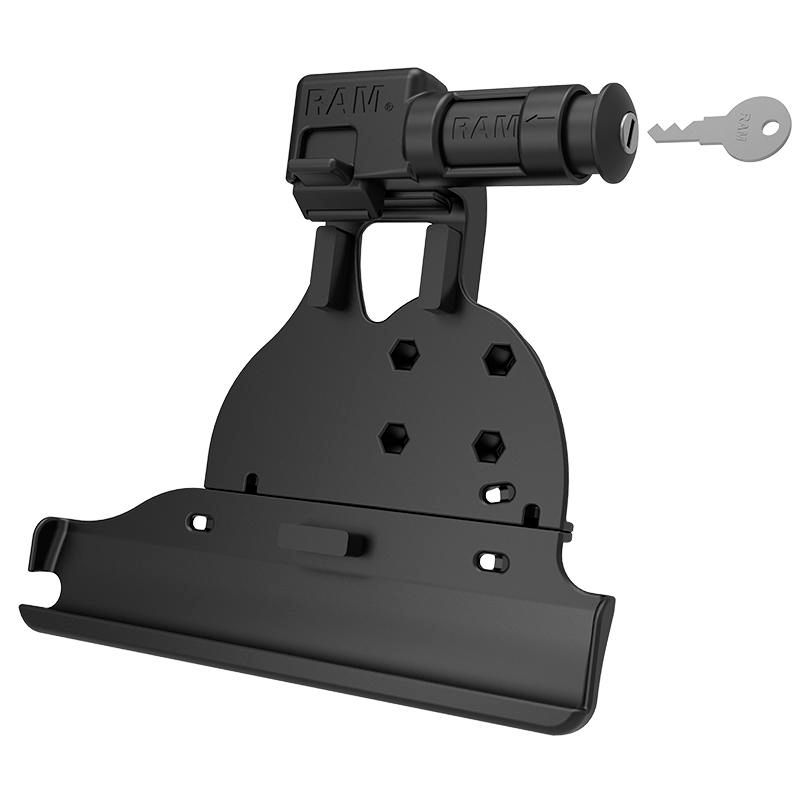 RAM Mounts - W126108849 - UNPKD RAM KEYED LOCKING CRADLE FOR APPLE IPAD AIR 1 and 2, IPAD 5TH and 6TH GEN AND PRO 9.7
