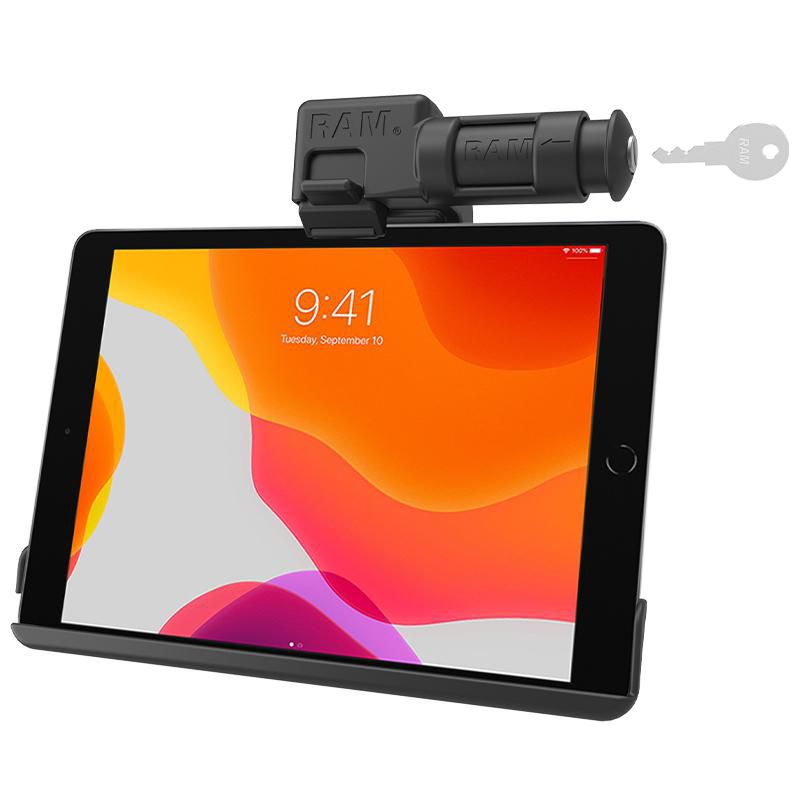 RAM Mounts - W126108865 - UNPKD RAM KEYED LOCKING CRADLE FOR APPLE IPAD 7TH GENERATION, PRO 10.5 AND AIR 3 RAM-HOL-AP31KLU, Tablet/UMPC, Support actif,