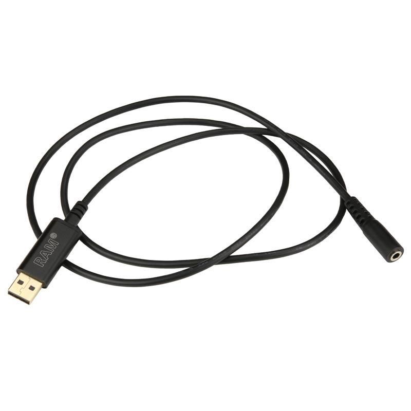 RAM Mounts - W126108882 - Câble adaptateur audio RAM Unpkd