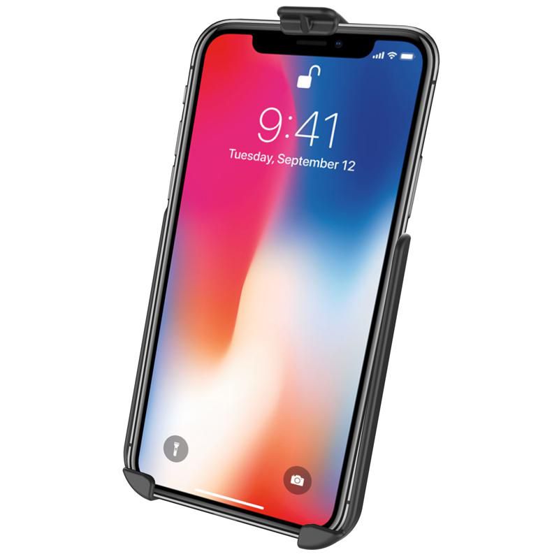 RAM Mounts - W126109199 - UNPKD RAM HOLDER APPLE IPHONE XR RAM-HOL-AP26, Téléphone portable/Smartphone, Support passif, Intérieur, Noir