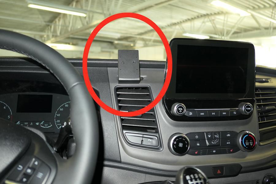 BRODIT - W126289359 - ProClip Ford Transit 20-21 (Pour tous les pays) 855499, Téléphone portable/Smartphone, Support passif, Voiture, Noir