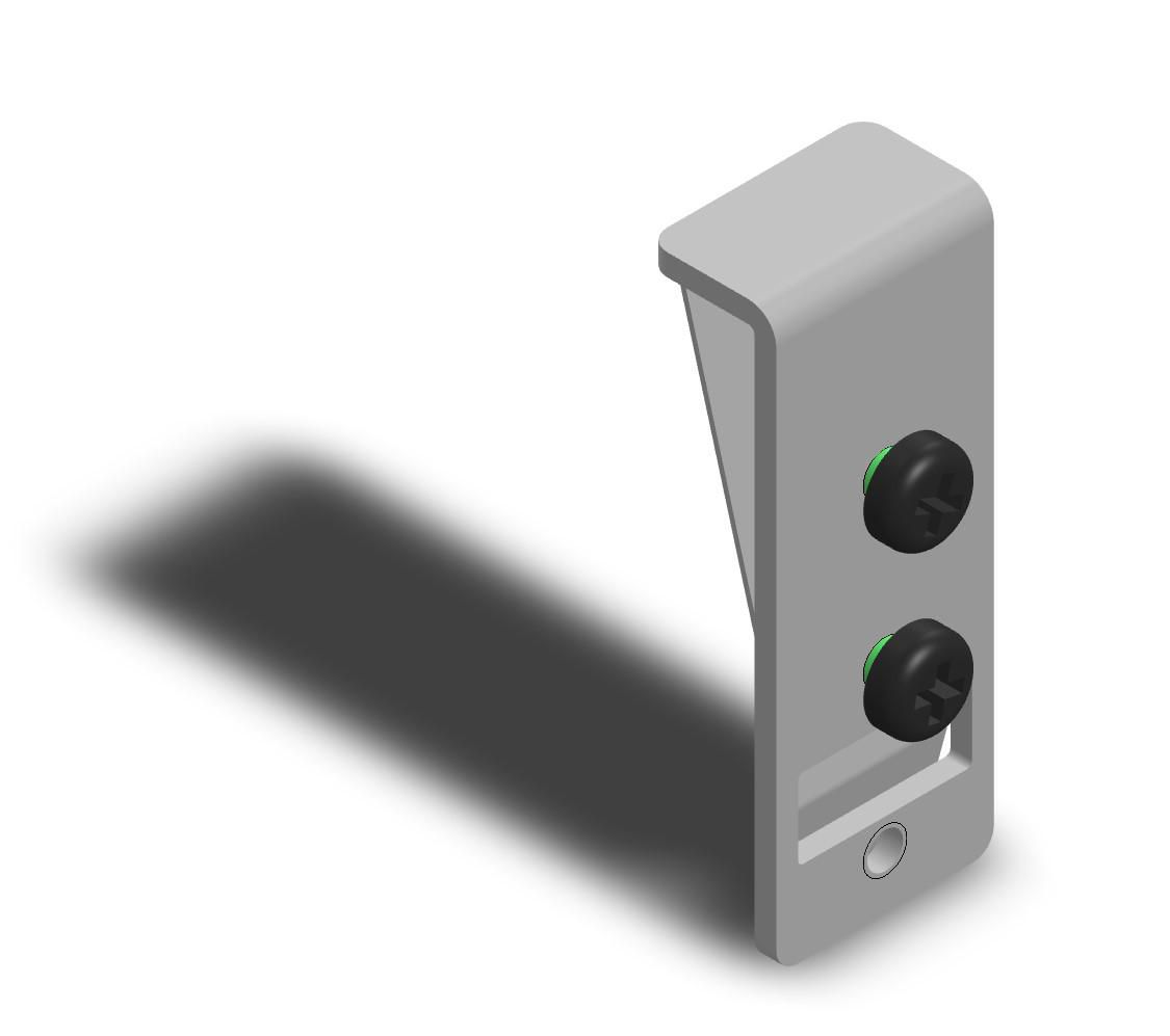 ERGONOMIC SOLUTIONS - W126320736 - Clip de ceinture pour mCase - NOIR